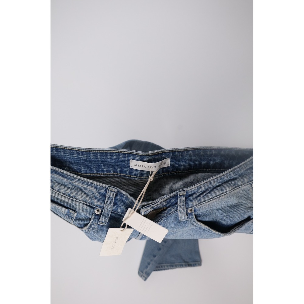 Altar'd State Jeans Wide Leg 10 Blue Denim Casual - Picture 8 of 8